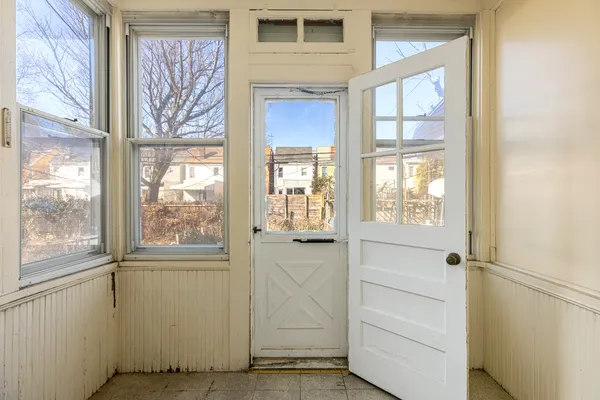a view of front door