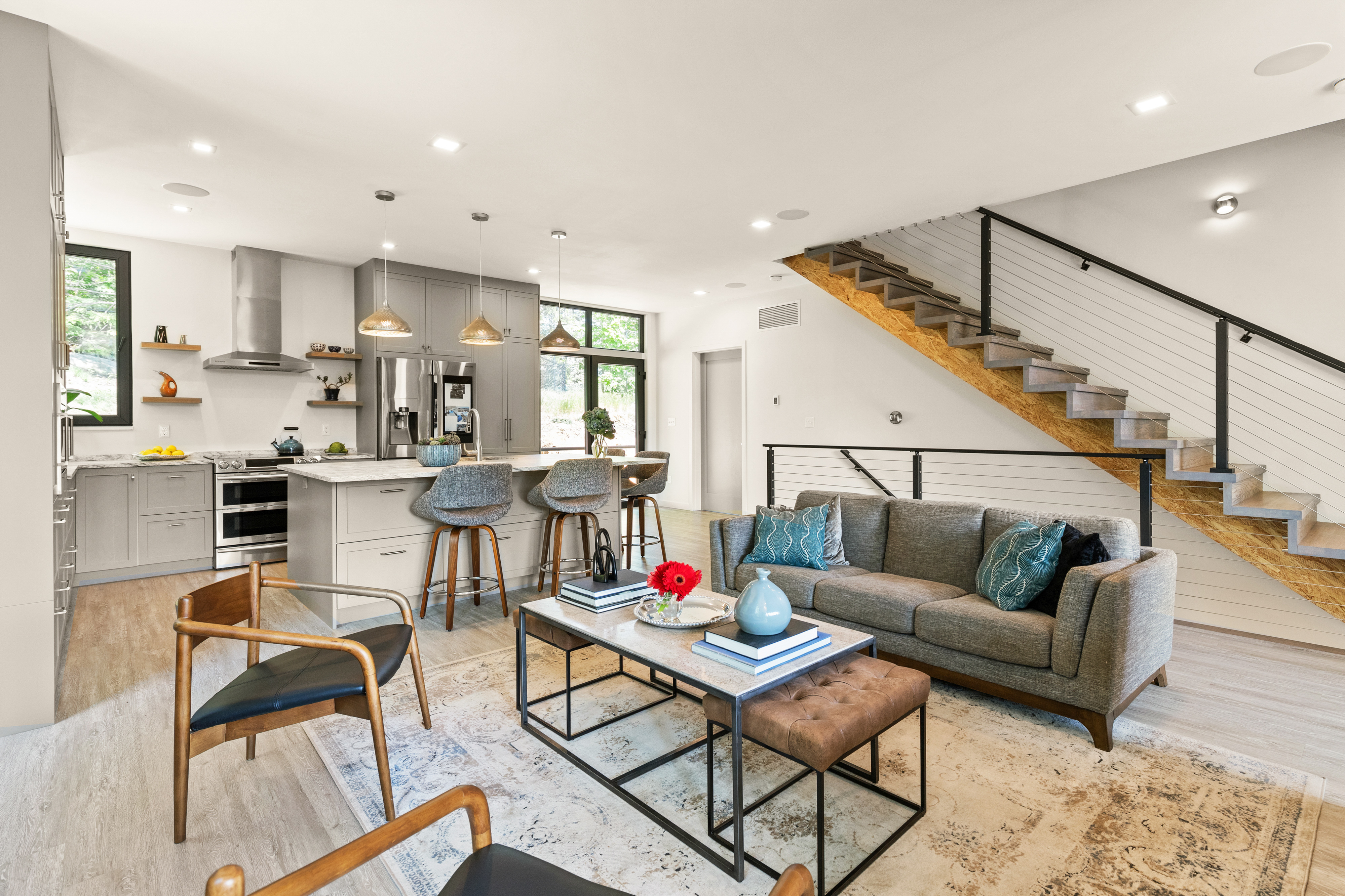 7 Pickman Road Beverly, MA 01915 - Photo 5 of 31 a living room with furniture kitchen view and a dining table