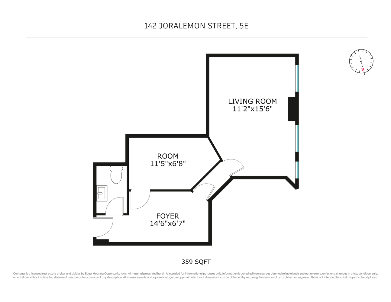 142 Joralemon Street, Unit 5E Brooklyn, NY 11201 - Photo 6 of 6 a picture of a bench in the back