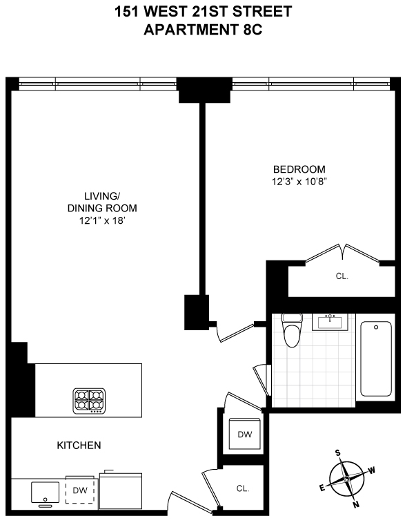 151 West 21st Street, Unit 8C Manhattan, NY 10011 - Photo 8 of 8