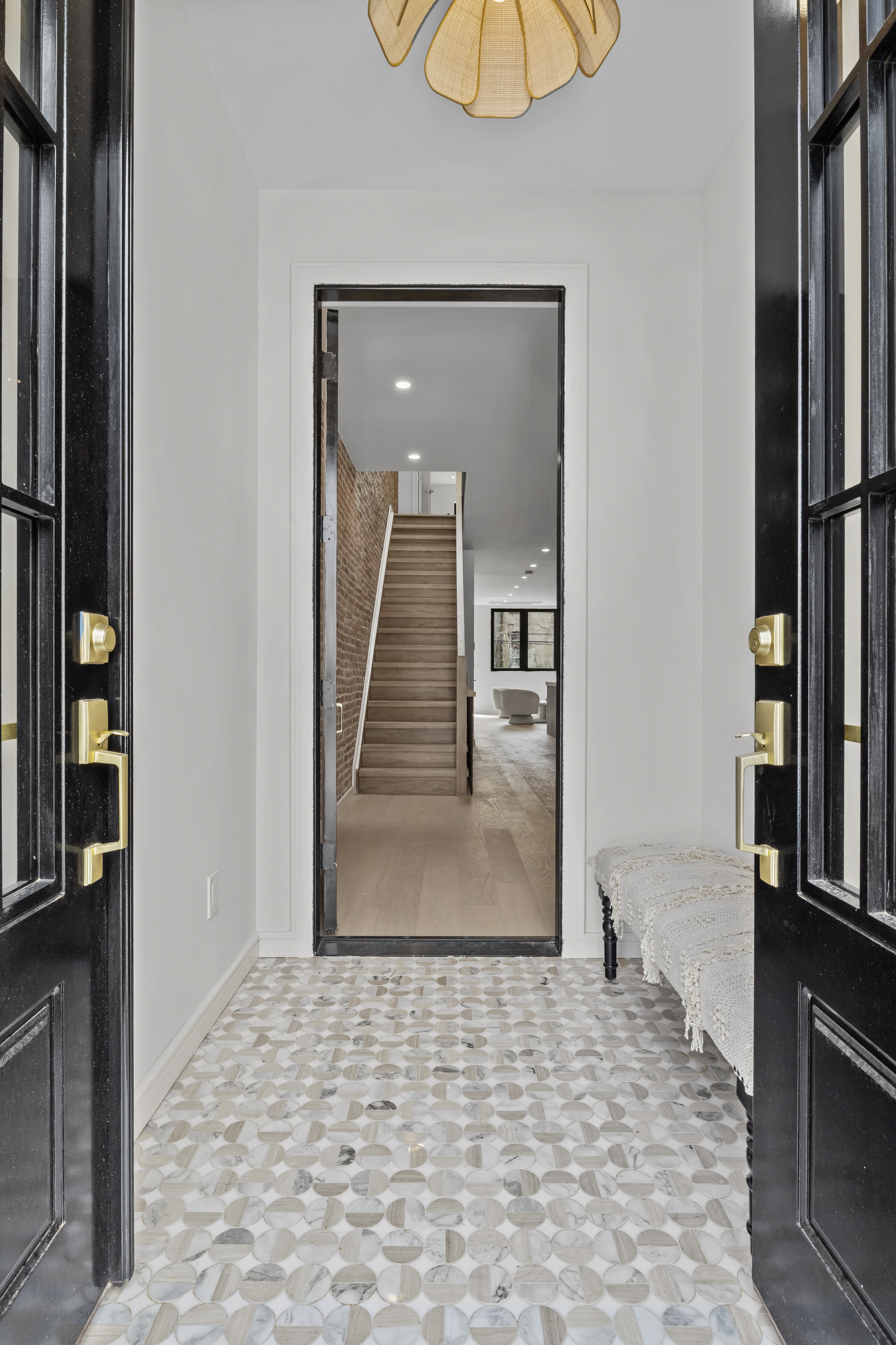 320 10th Street Brooklyn, NY 11215 - Photo 11 of 27 a view of a hallway with wooden floor and dining room