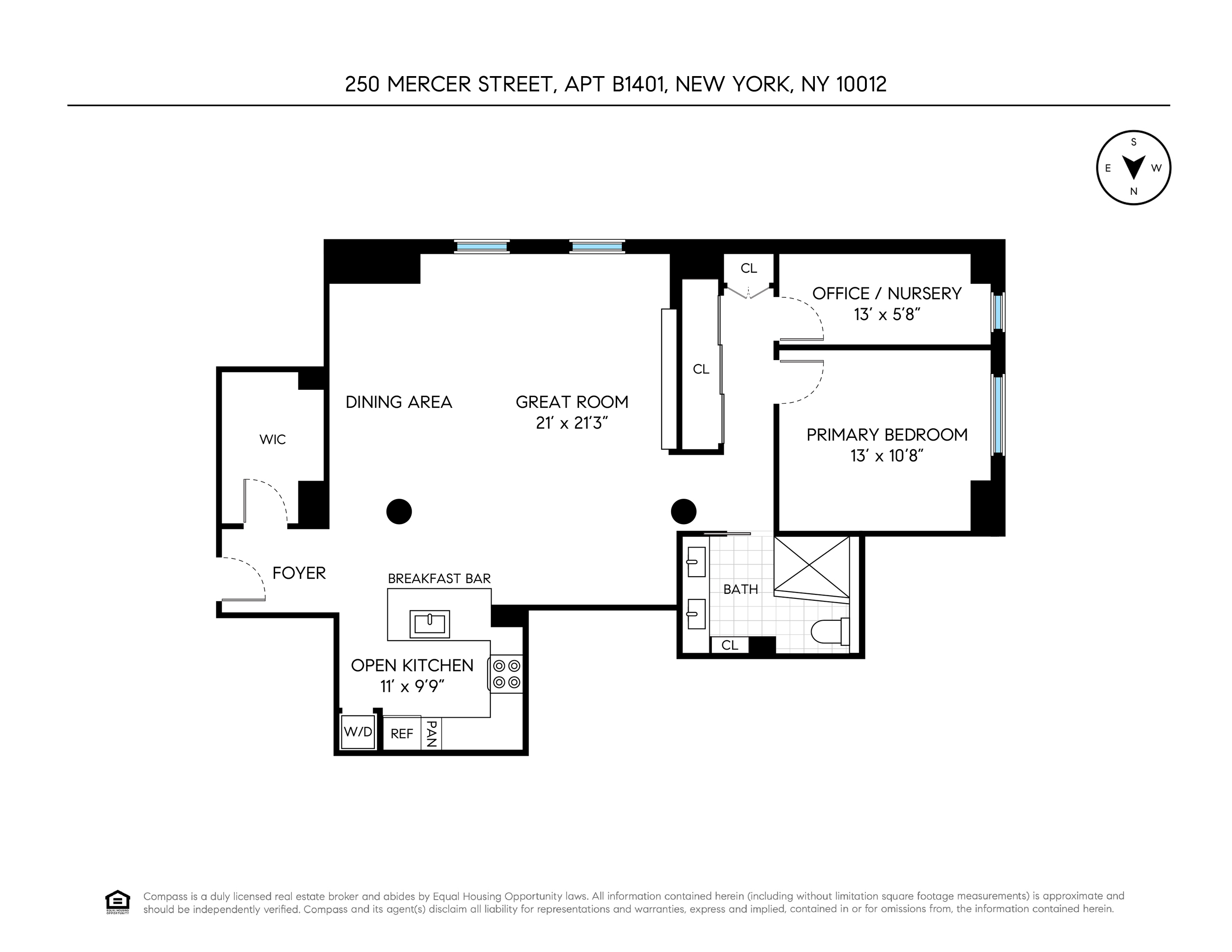 250 Mercer Street, Unit B1401 Manhattan, NY 10012 - Photo 8 of 8 unknown