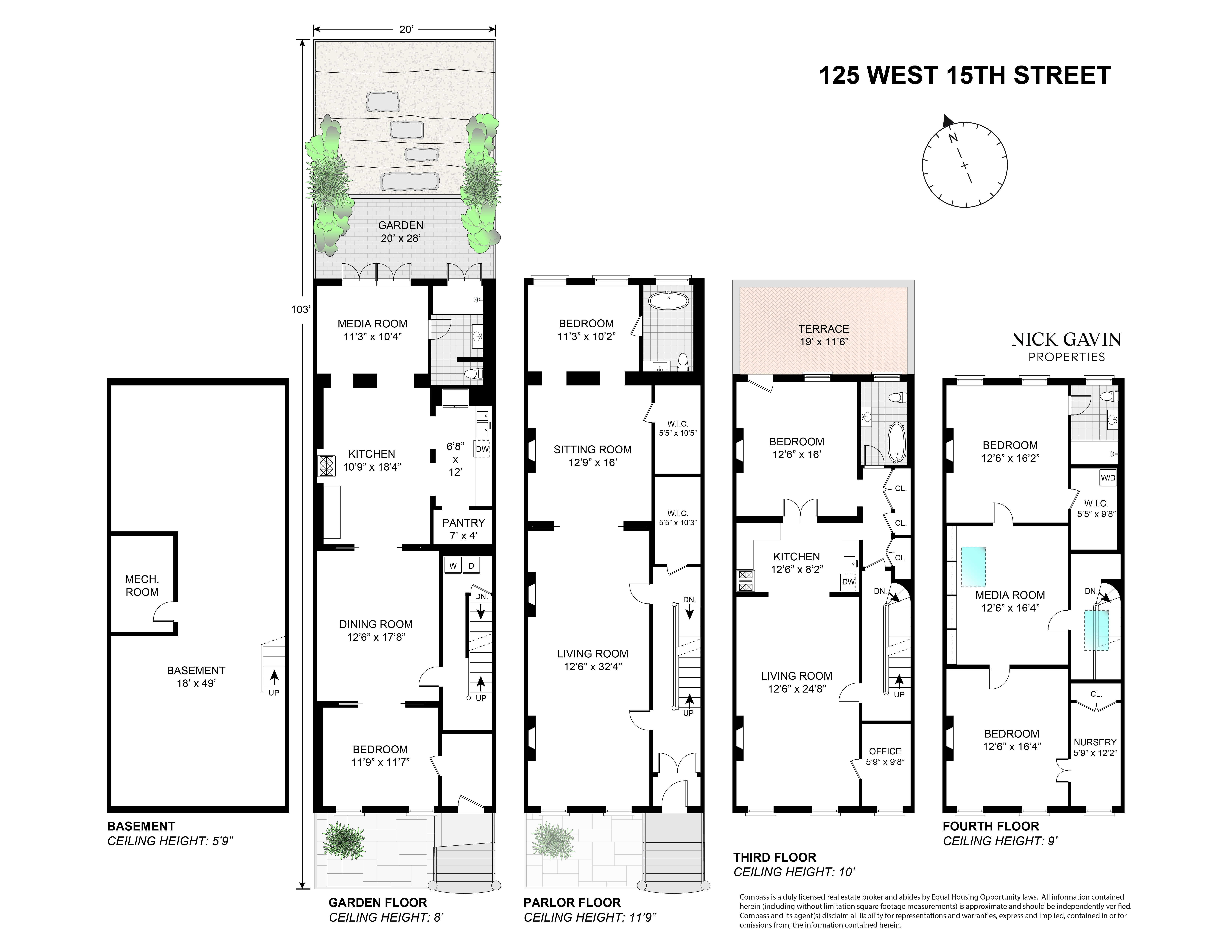 125 West 15th Street Manhattan, NY 10011 - Photo 27 of 28 a picture of a floor plan
