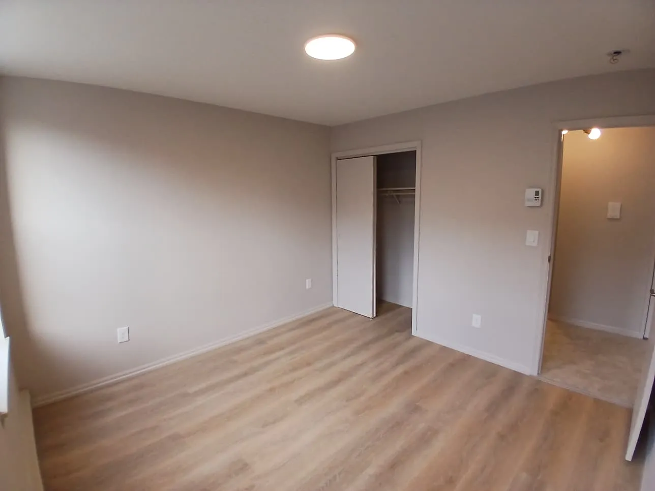 wooden floor in a room