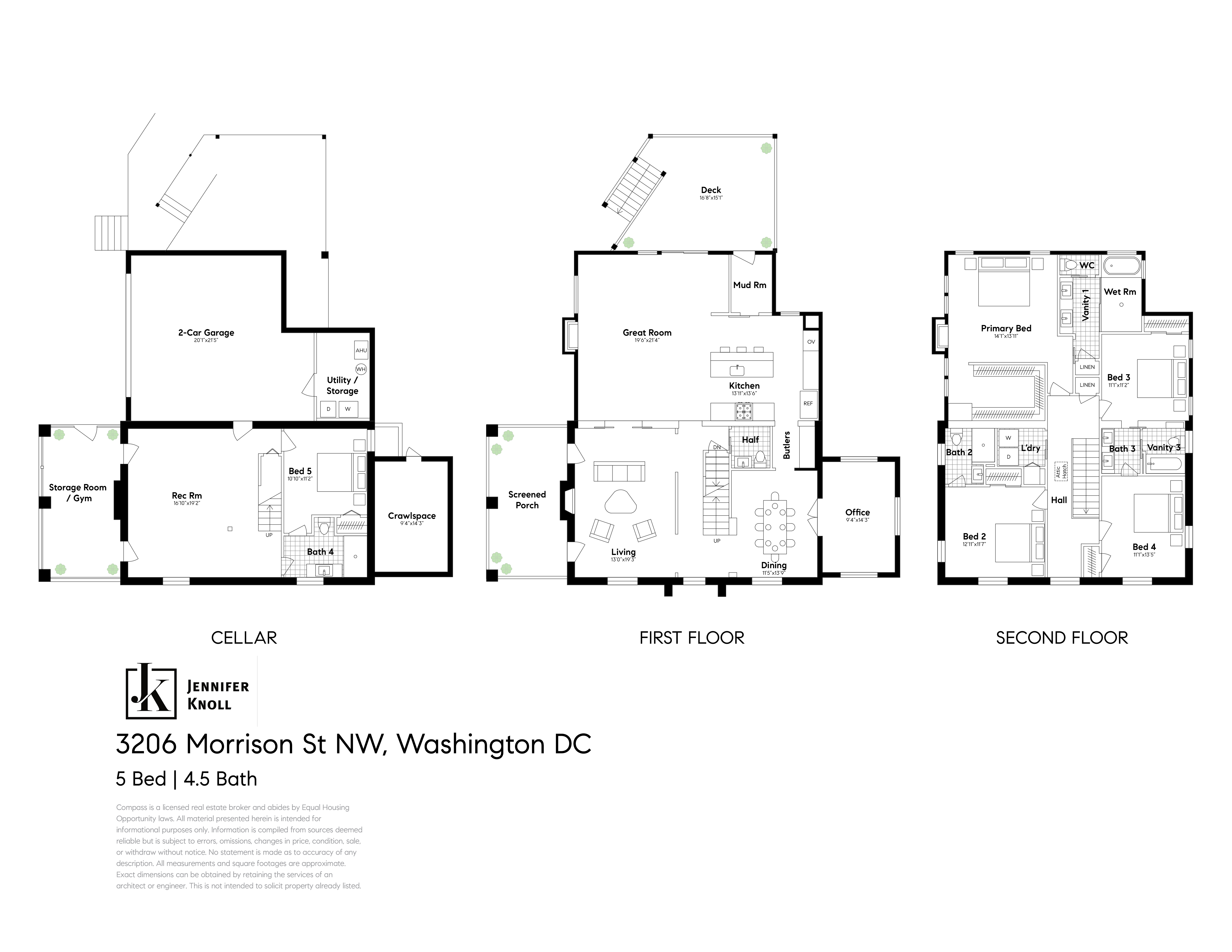 3206 Morrison Street Northwest Washington, DC 20015 - Photo 2 of 2 a black and white photo of a white wall
