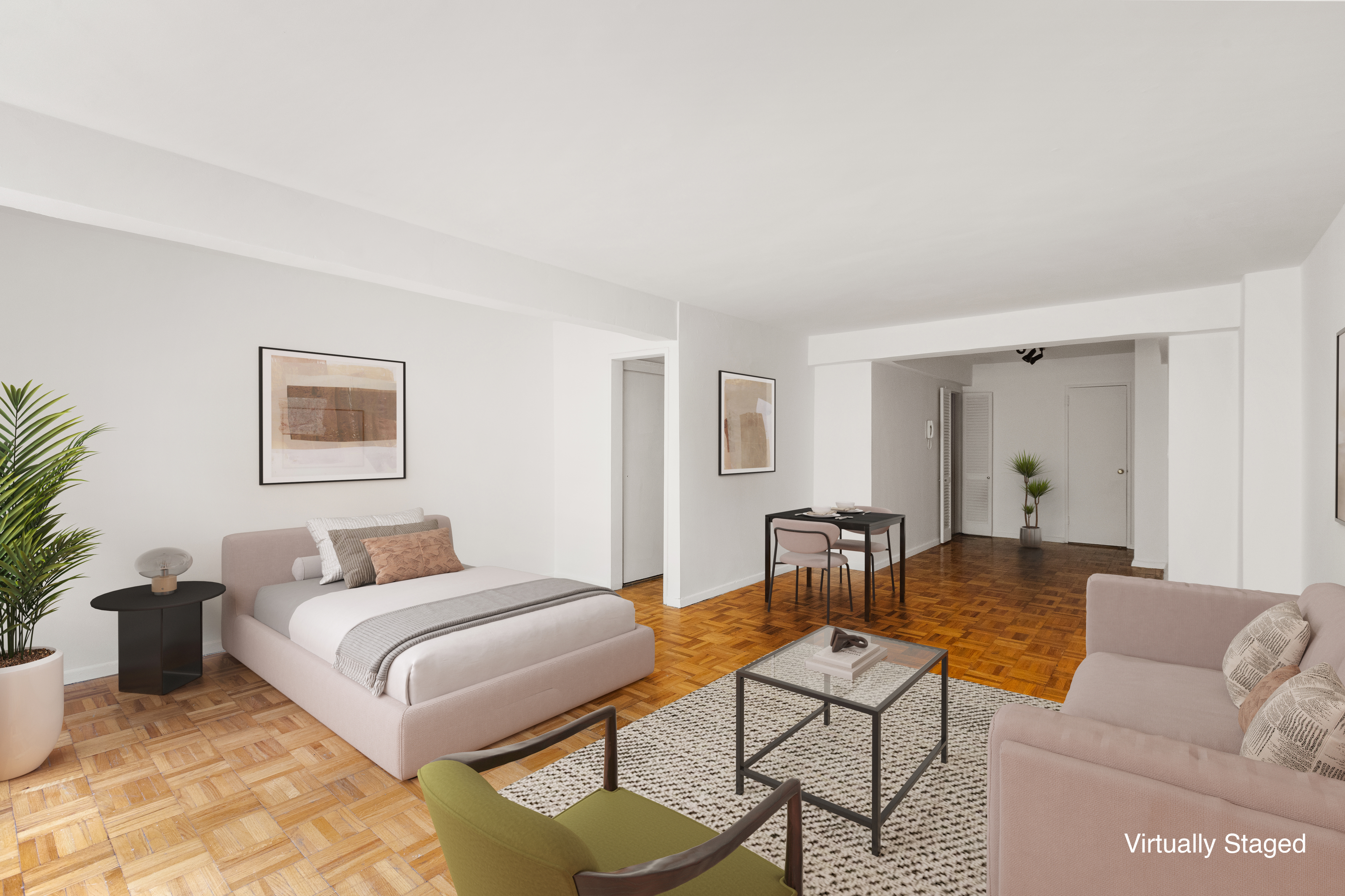 335 East 51st Street, Unit 3H Manhattan, NY 10022 - Photo 5 of 11 a living room with furniture and a table