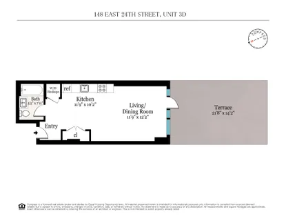 $649,000 | 148 East 24th Street, Unit 3D | Kips Bay
