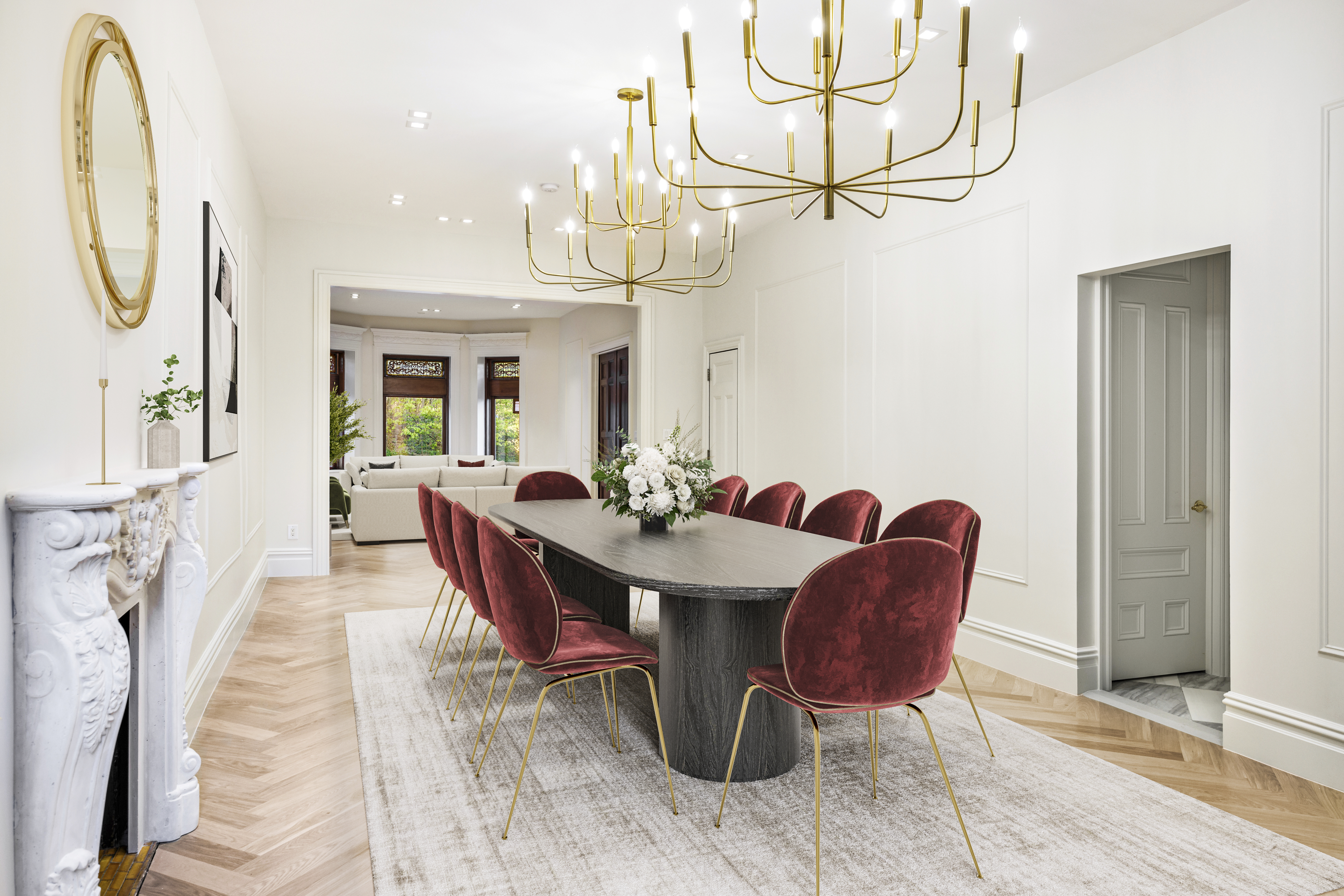32 Prospect Park West Brooklyn, NY 11215 - Photo 4 of 21 a view of a dining room with furniture