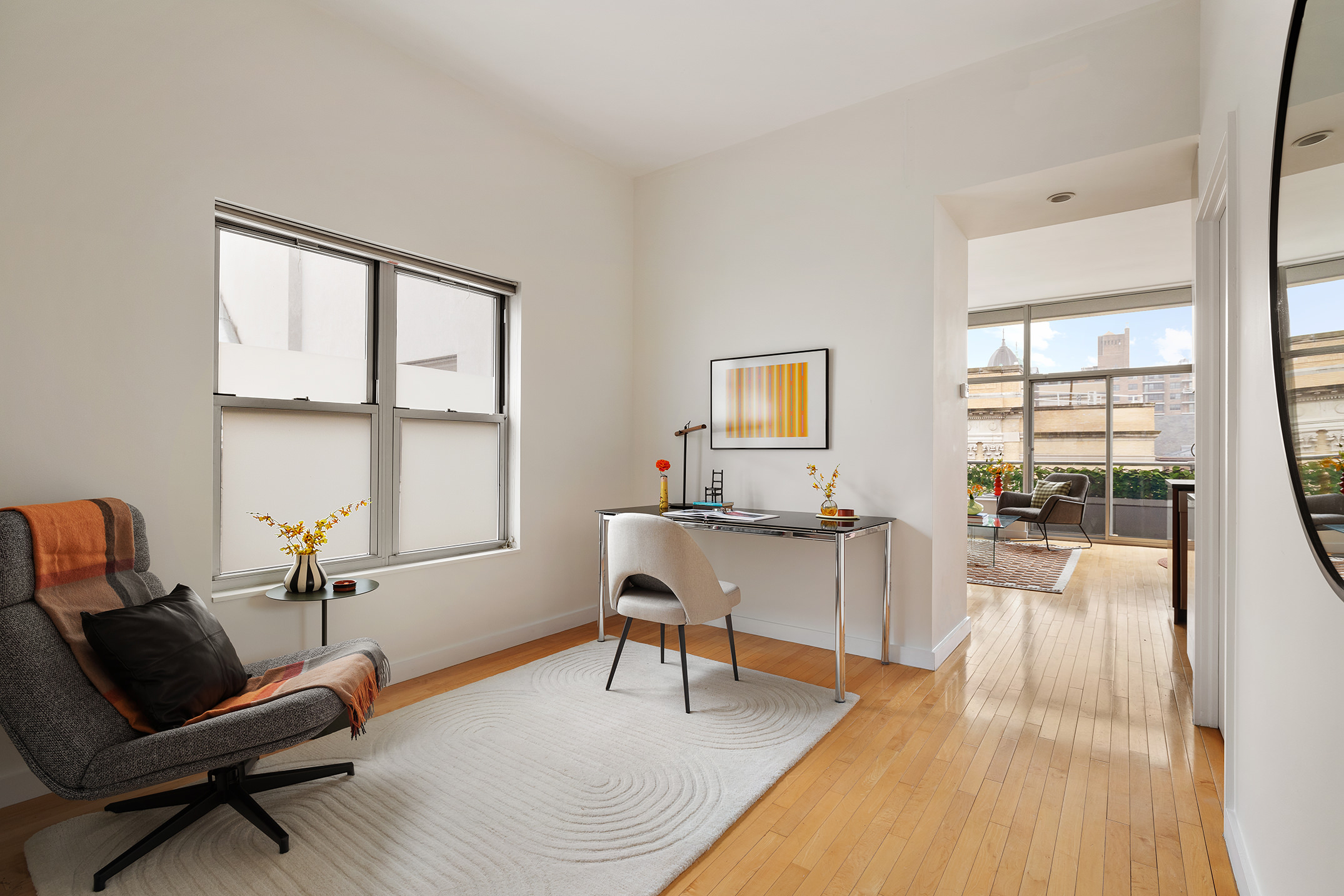 524 St Johns Place, Unit 4C Brooklyn, NY 11238 - Photo 5 of 10 a work room with furniture and a window