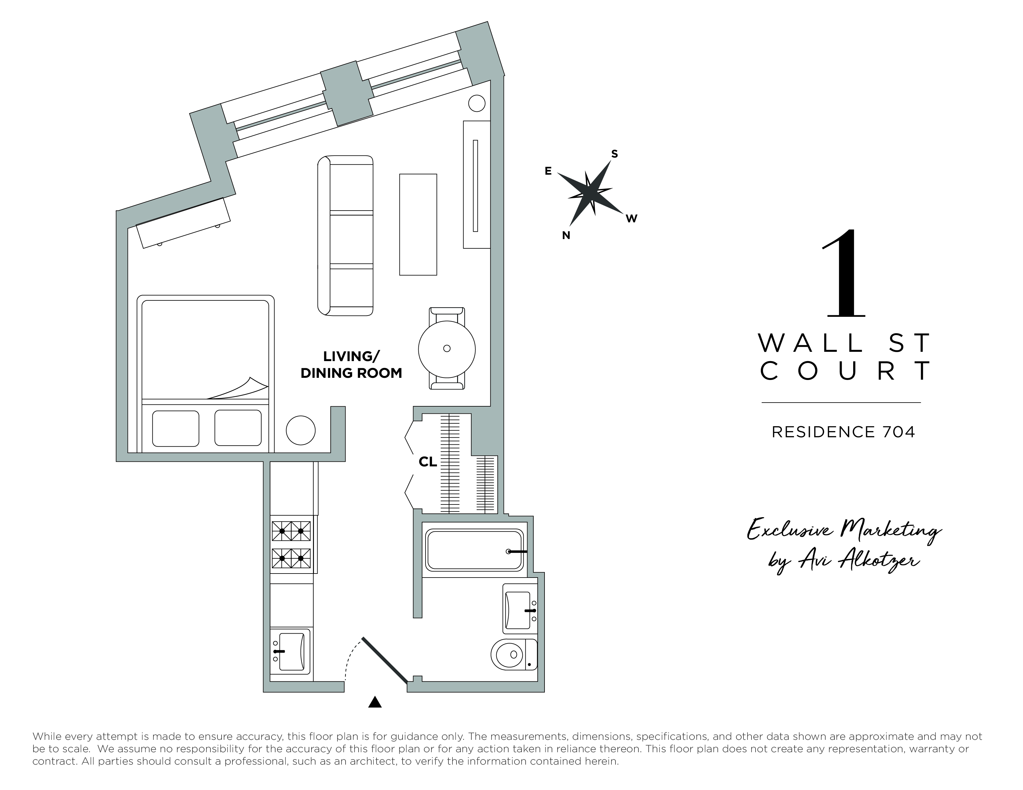 1 Wall Street Court, Unit 704 Manhattan, NY 10005 - Photo 7 of 7