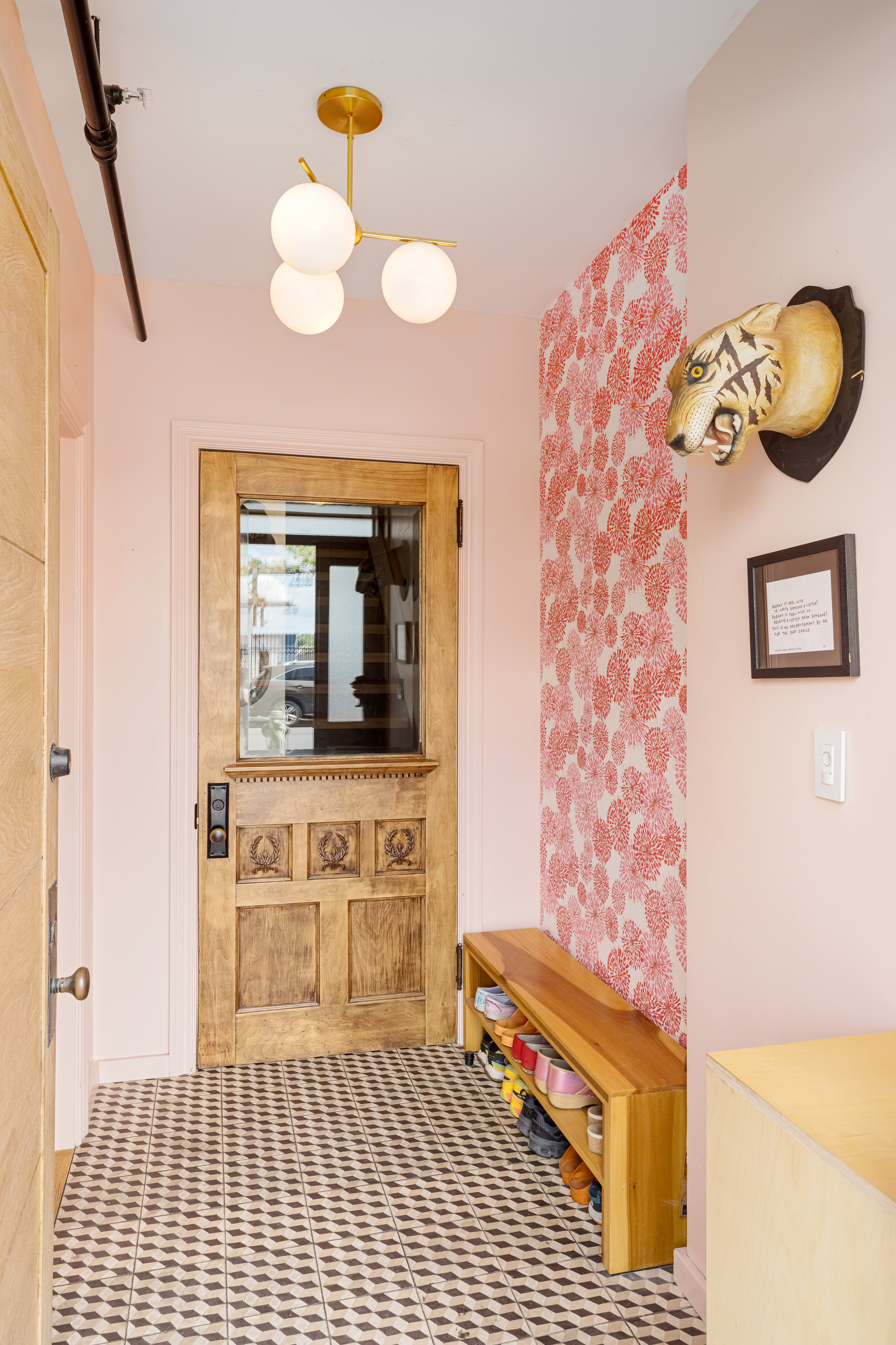 113 A Columbia Street Brooklyn, NY 11201 - Photo 17 of 21 a bathroom with a sink and a mirror