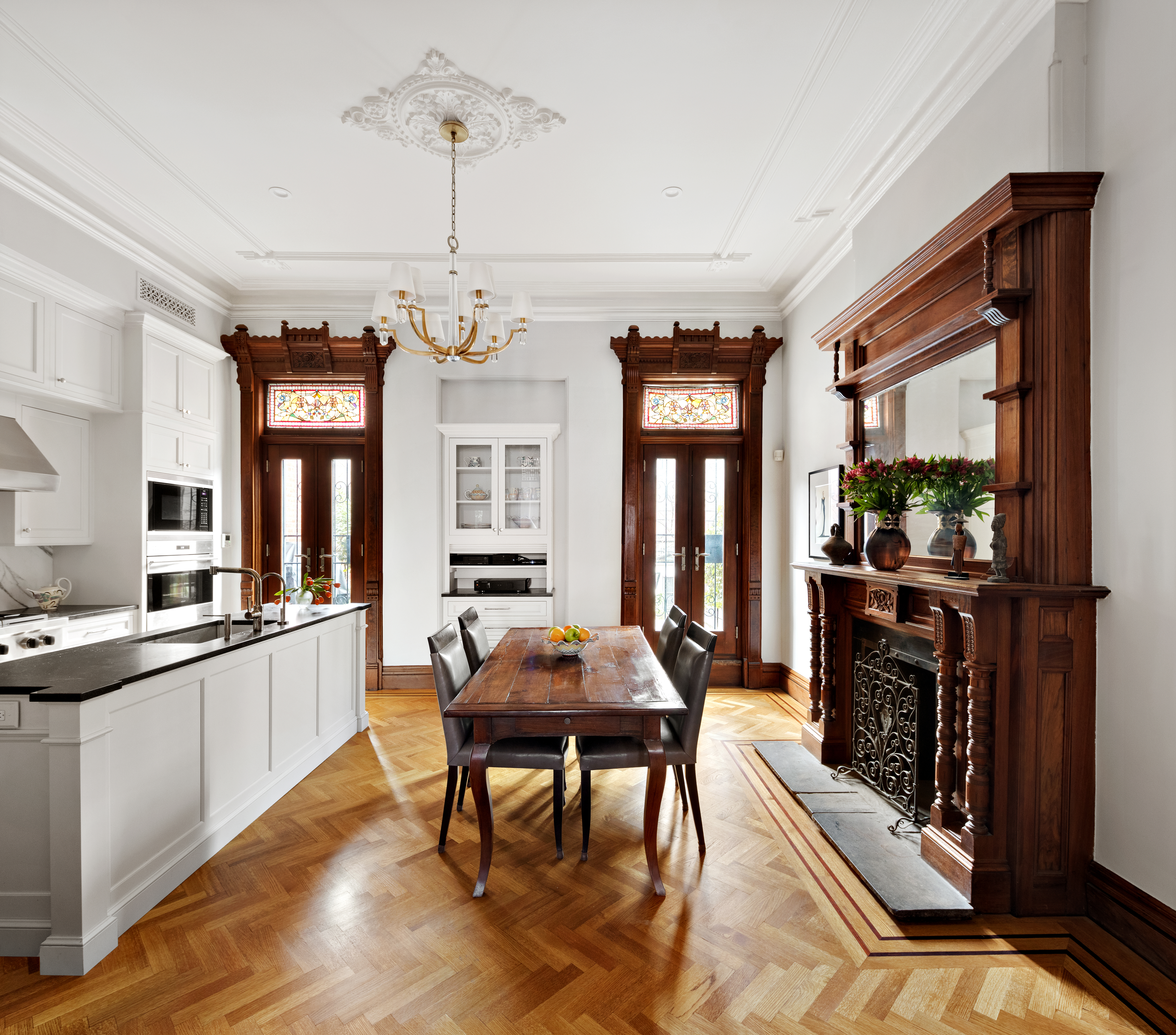 196 Berkeley Place Brooklyn, NY 11217 - Photo 6 of 25 a view of a dining room with furniture window and wooden floor