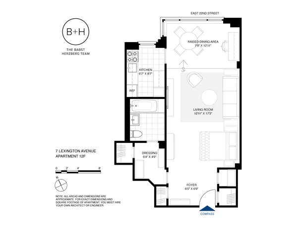 $792,000 | 7 Lexington Avenue, Unit 12F | Gramercy