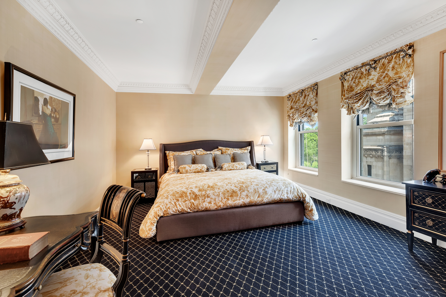 838 5th Avenue, Unit 6 Manhattan, NY 10065 - Photo 18 of 23 a bedroom with a bed and wooden floor