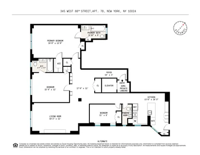 $1,499,000 | 345 West 88th Street, Unit 7B | Upper West Side