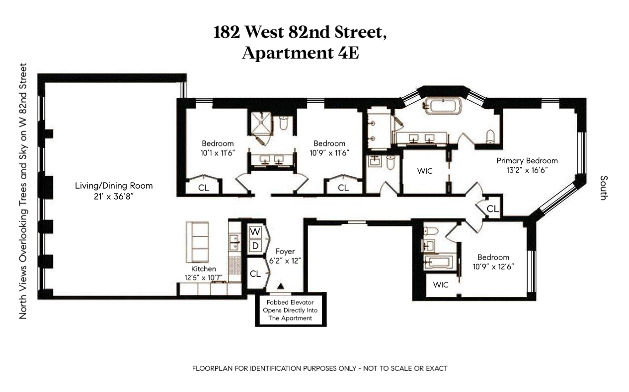 182 West 82nd Street, Unit 4E Manhattan, NY 10024 - Photo 25 of 25 a picture of a black and white photo