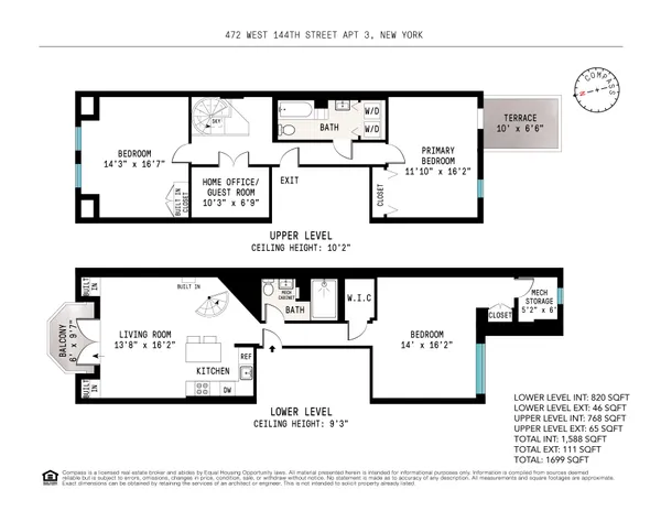 $1,375,000 | 472 West 144th Street, Unit 3 | Hamilton Heights