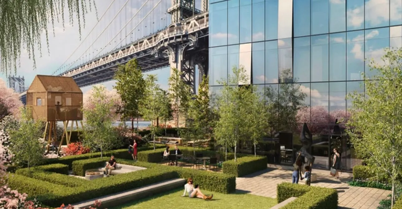 a view of backyard with outdoor seating and plants