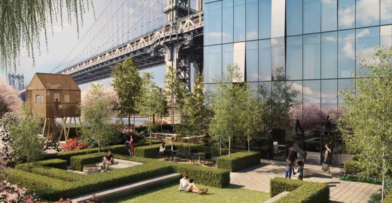 252 South Street, Unit 53B Manhattan, NY 10002 - Photo 15 of 24 a view of backyard with outdoor seating and plants