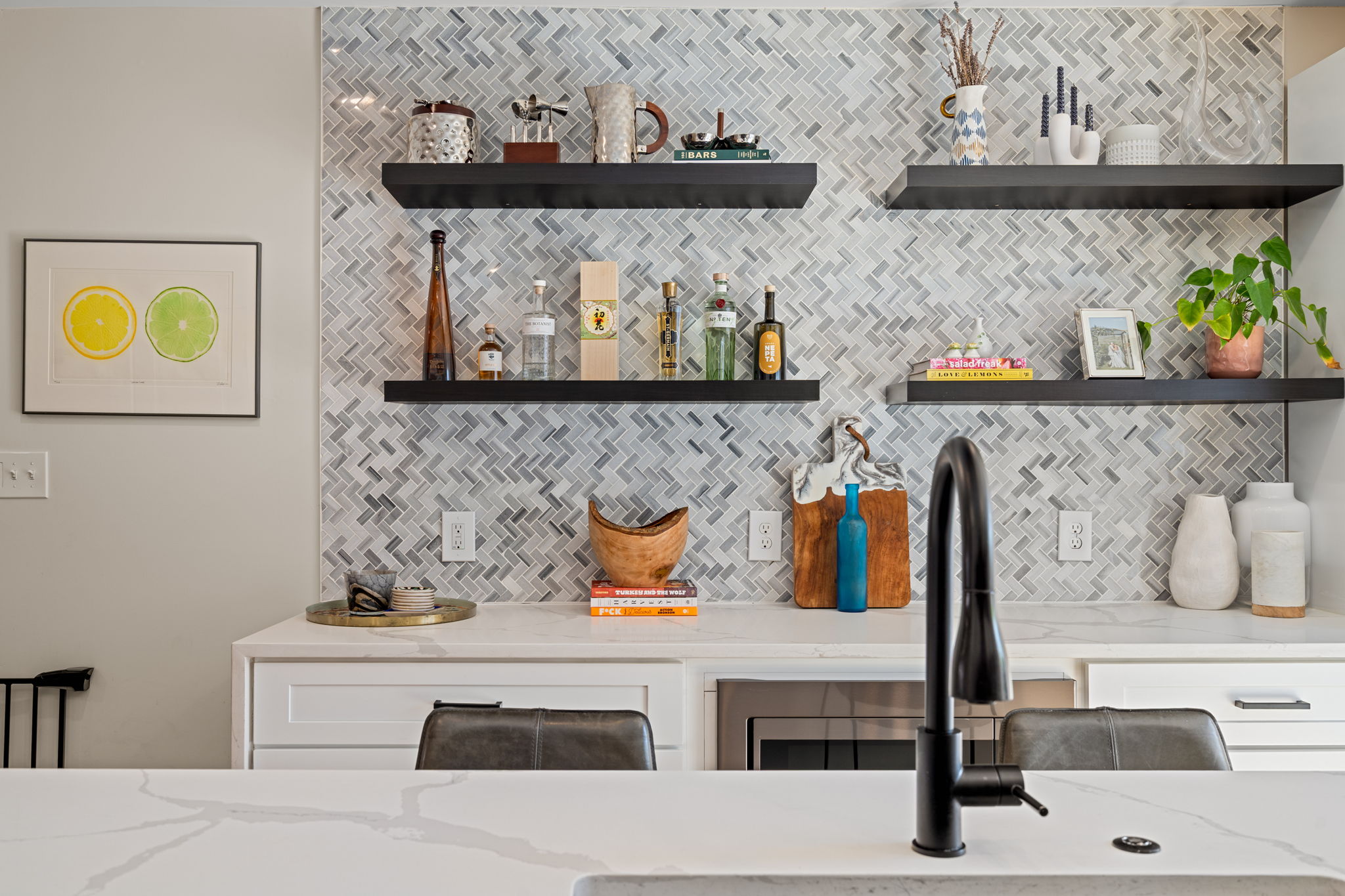 1934 Pemberton Street Philadelphia, PA 19146 - Photo 17 of 50 a living room with fireplace and wall paintings