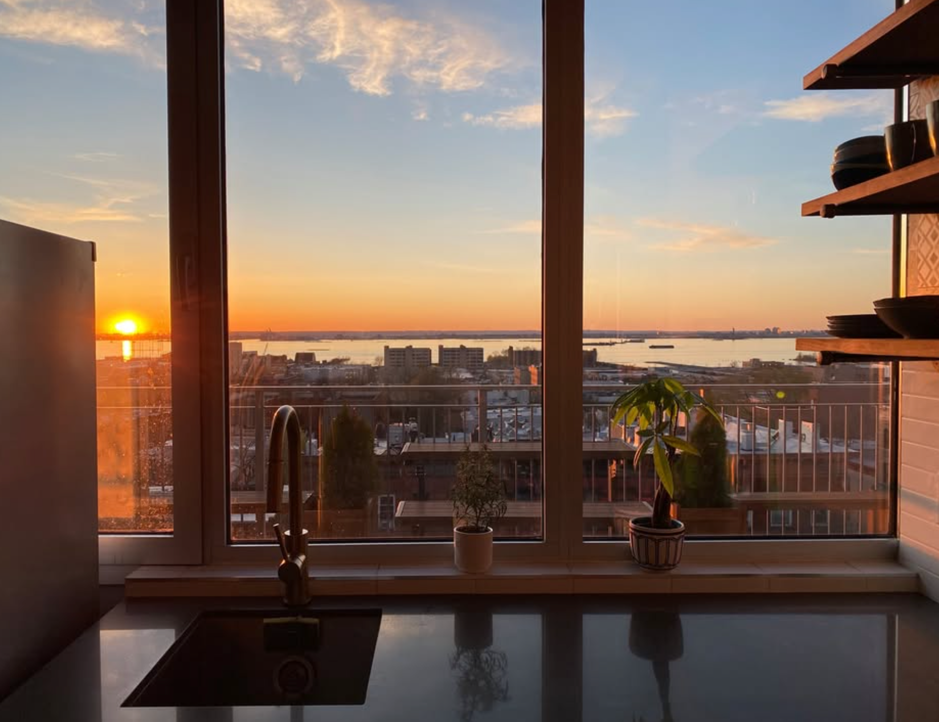 4907 4th Avenue, Unit 7A Brooklyn, NY 11220 - Photo 4 of 13 a view of a balcony with city view