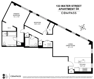 $1,325,000 | 133 Water Street, Unit 5A | DUMBO