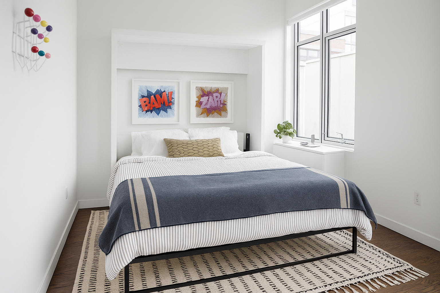 101 North 5th Street, Unit 2AB Brooklyn, NY 11249 - Photo 8 of 10 a bedroom with a bed and a window