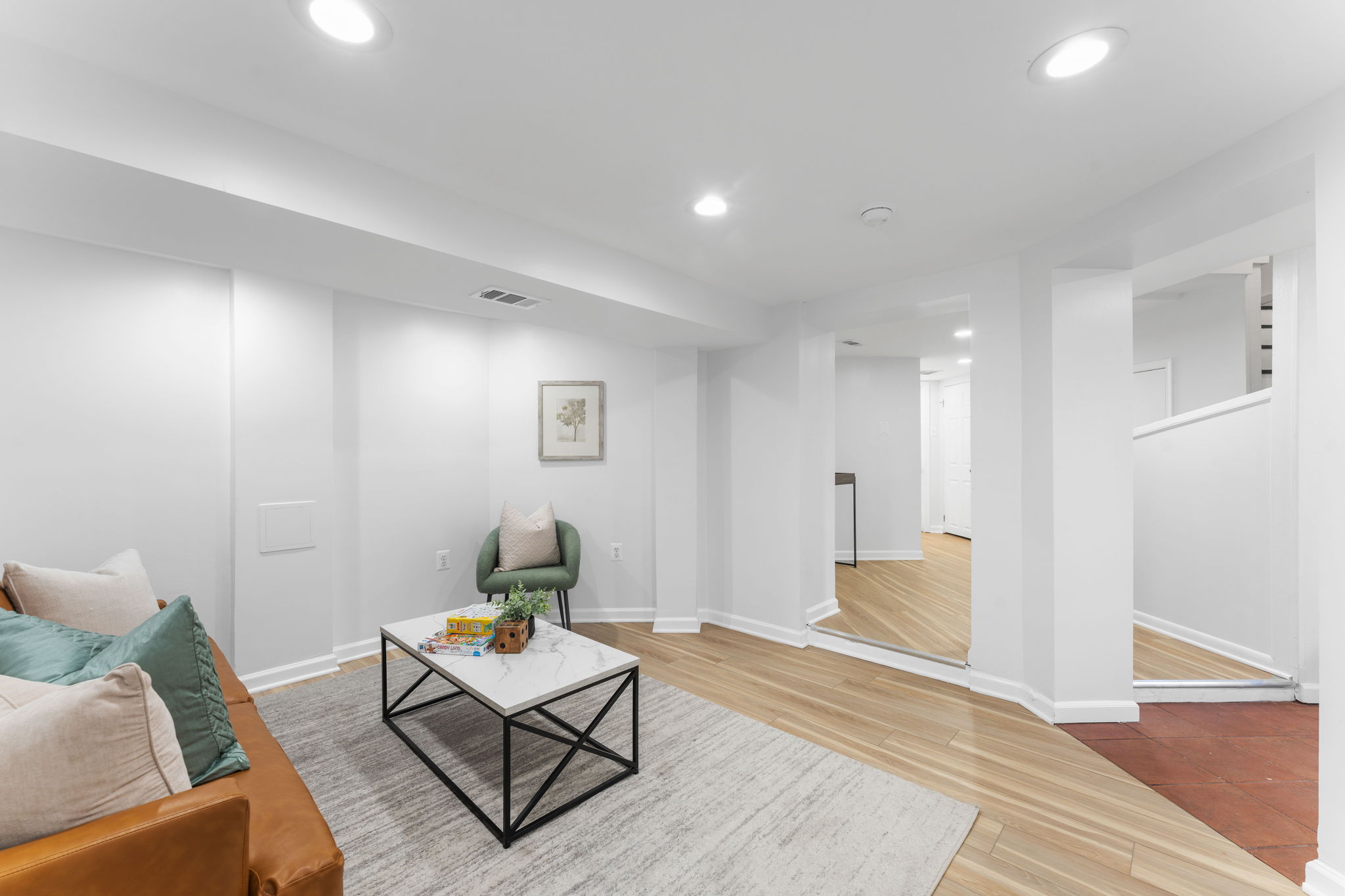 1325 Locust Road Northwest Washington, DC 20012 - Photo 42 of 56 a living room with furniture and a wooden floor
