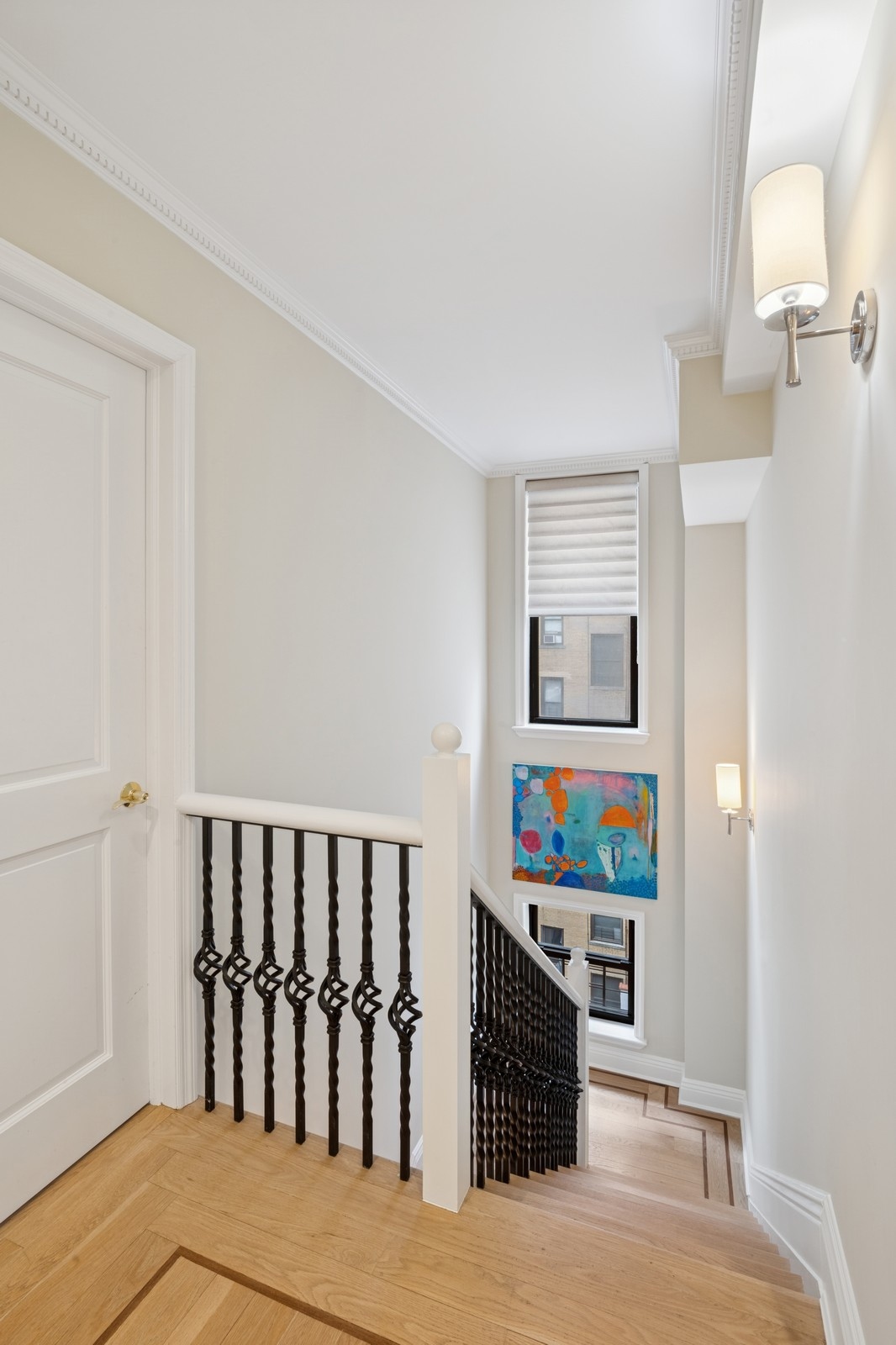 514 West End Avenue, Unit 8/9A Manhattan, NY 10024 - Photo 14 of 24 a bedroom with furniture and wooden floor