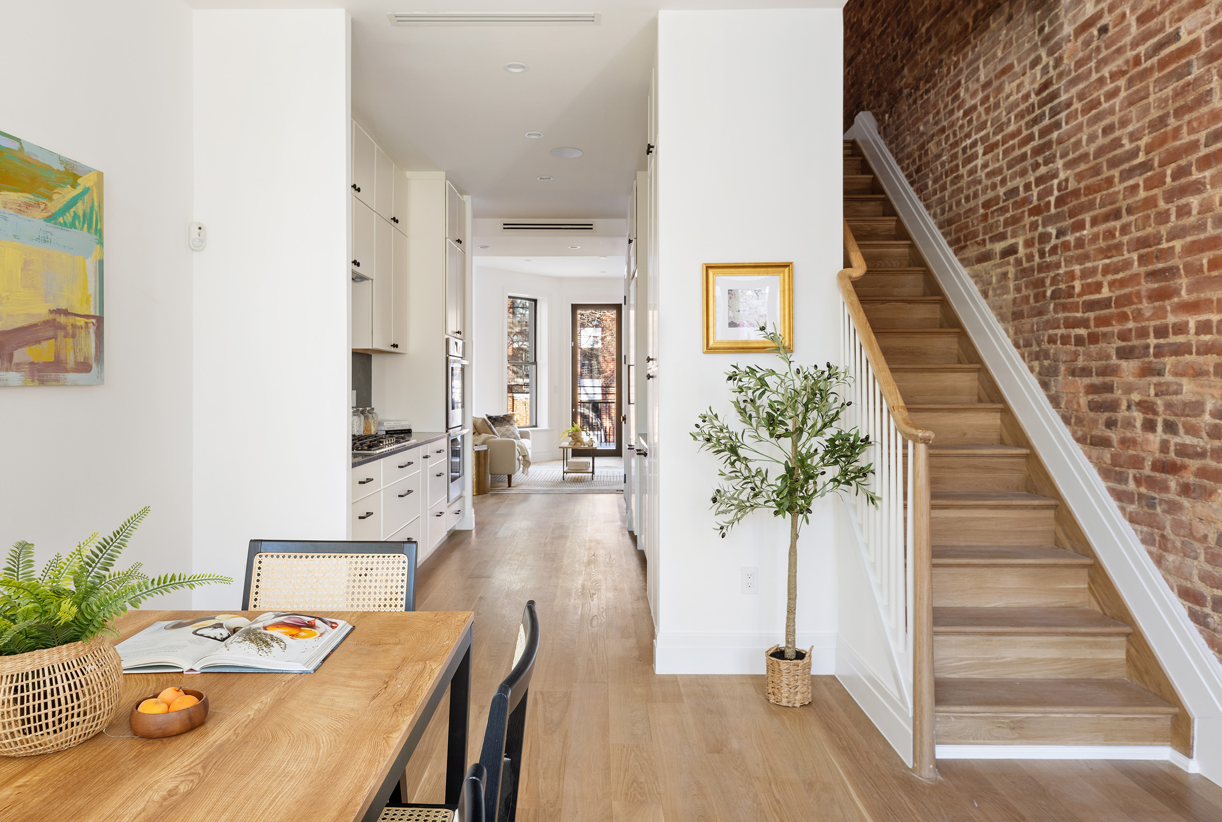 347 A Quincy Street Brooklyn, NY 11216 - Photo 2 of 15 a view of a dining room with furniture and wooden floor