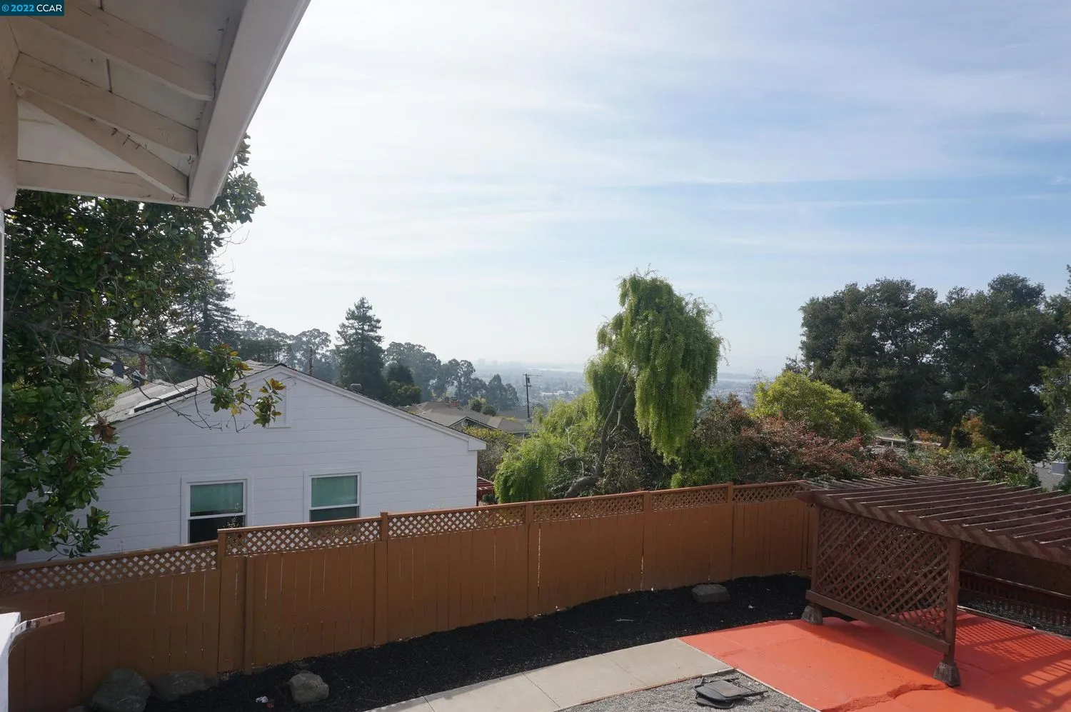 a view of a house with a outdoor space