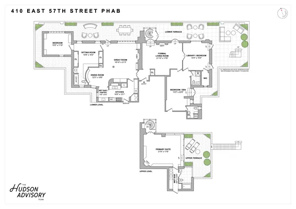 $3,495,000 | 410 East 57th Street, Unit PHAB | Sutton Place