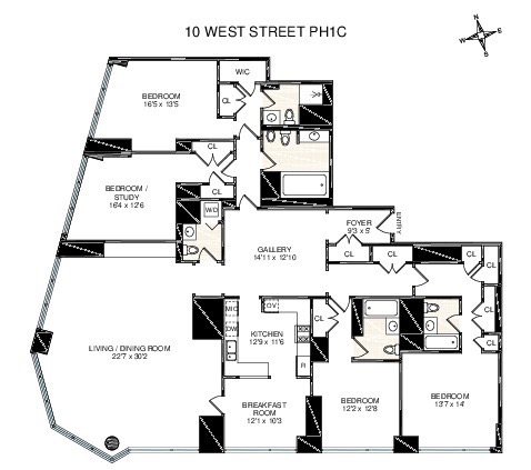 10 West Street, Unit PH1C Manhattan, NY 10004 - Photo 10 of 10