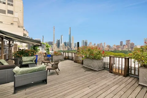 a terrace with outdoor seating
