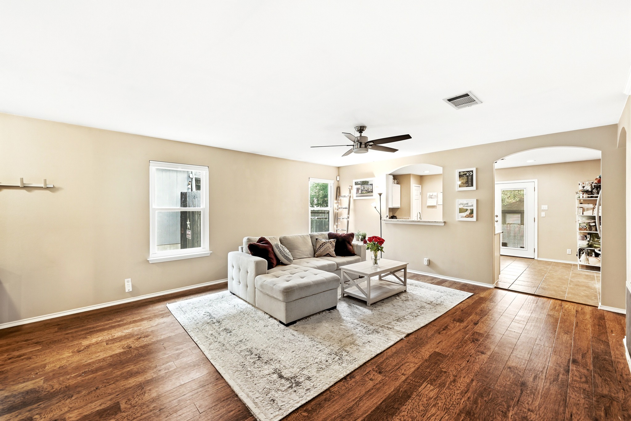 8901 Frock Court Austin, TX 78748 - Photo 2 of 28 a living room with furniture and wooden floor