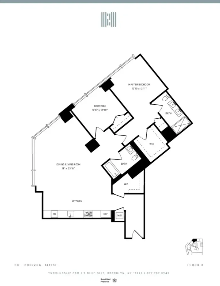 $7,643 | 2 Blue Slip, Unit 3E | Greenpoint