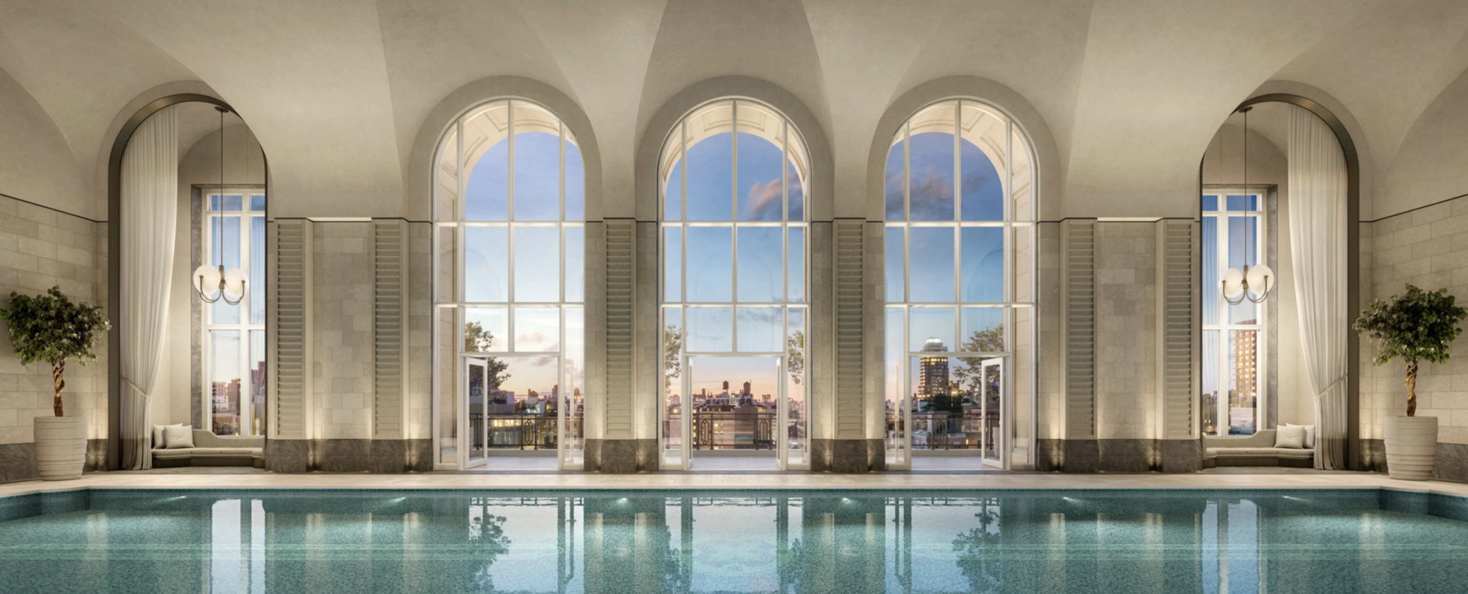 200 East 83rd Street, Unit 5D Manhattan, NY 10028 - Photo 18 of 29 a front view of a house with swimming pool and windows