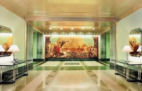 a front view of a building