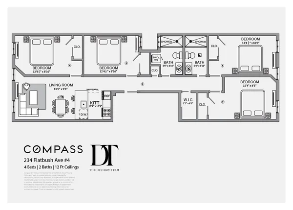 $9,750 | 234 Flatbush Avenue, Unit 3 | Park Slope