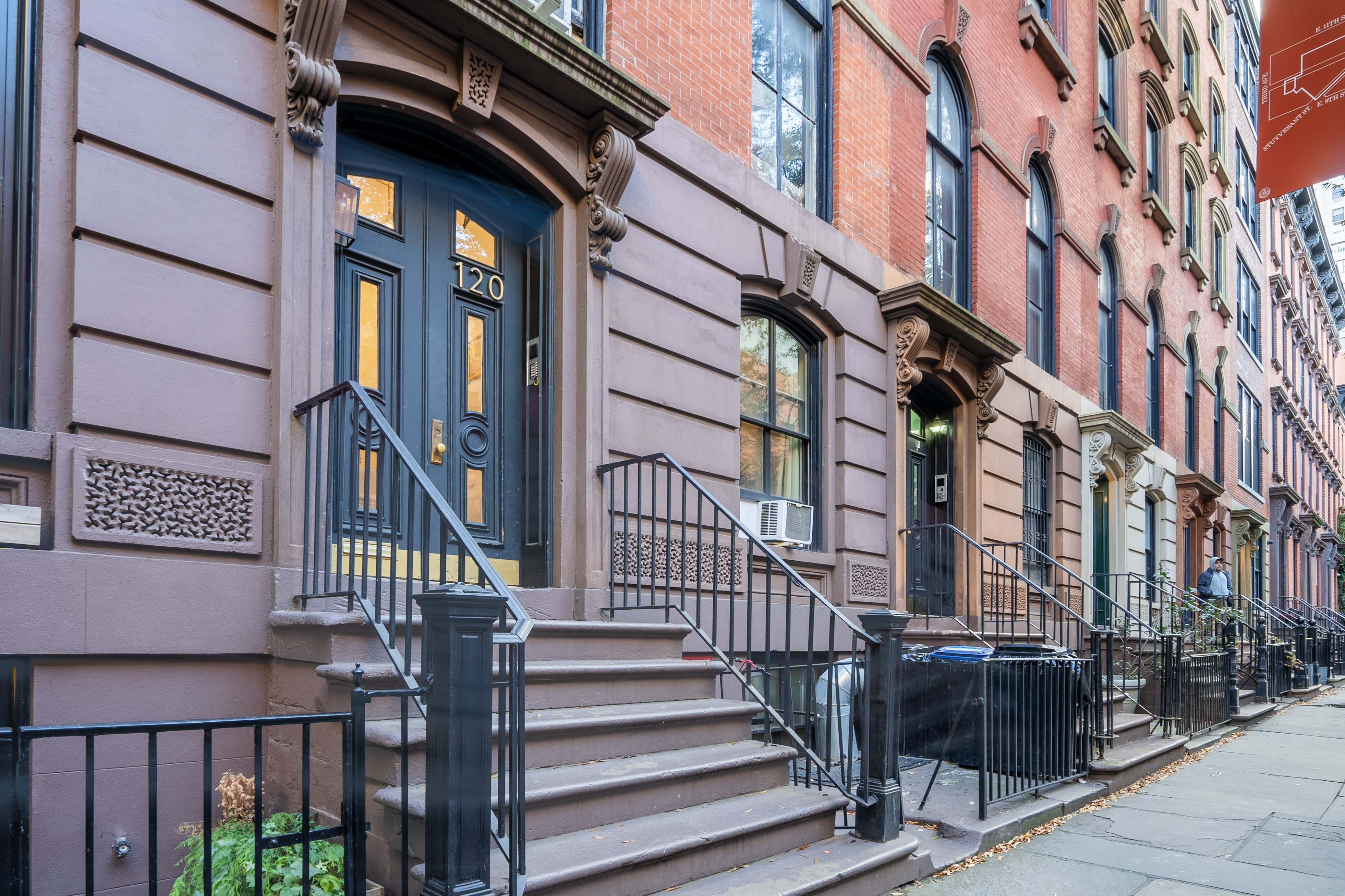 120 East 10th Street Manhattan, NY 10003 - Photo 2 of 23 a view of a building with stairs and wooden floor