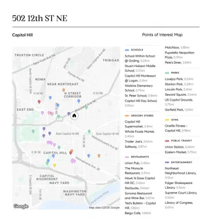 $1,350,000 | 502 12th Street Northeast, Washington, DC 20002
