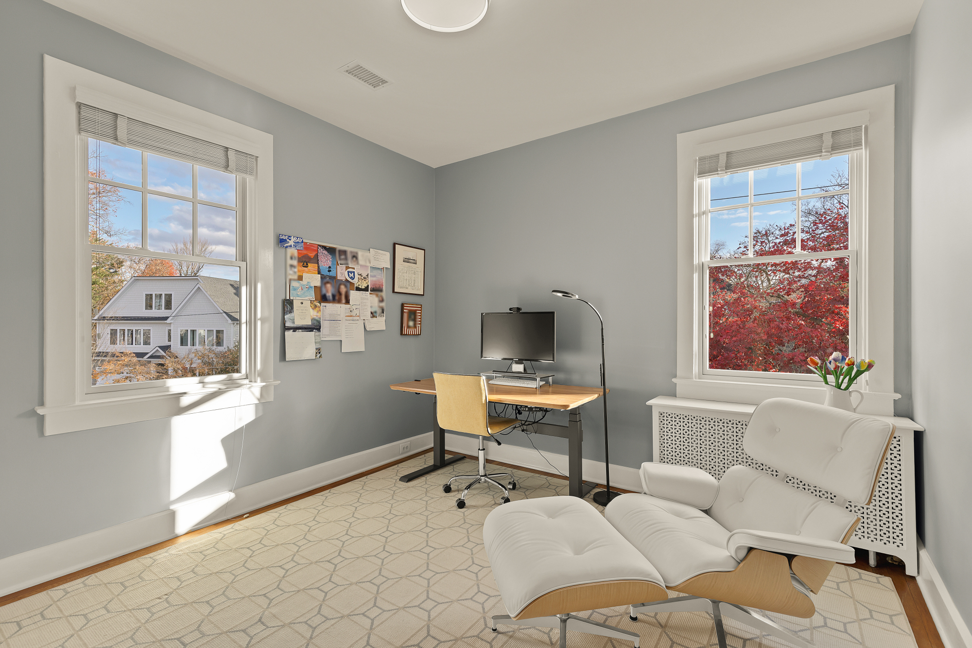 6815 Delaware Street Chevy Chase, MD 20815 - Photo 18 of 34 a workspace with furniture and a window