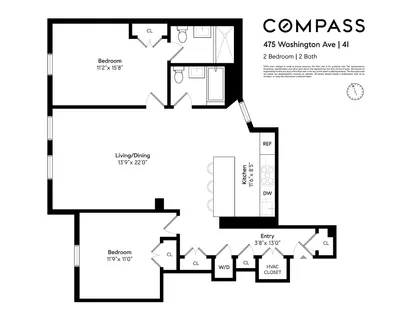 $1,595,000 | 475 Washington Avenue, Unit 4I | Clinton Hill