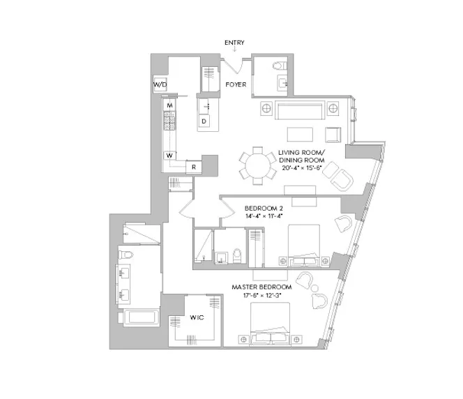 $3,200,000 | 1 West End Avenue, Unit 27D | Upper West Side