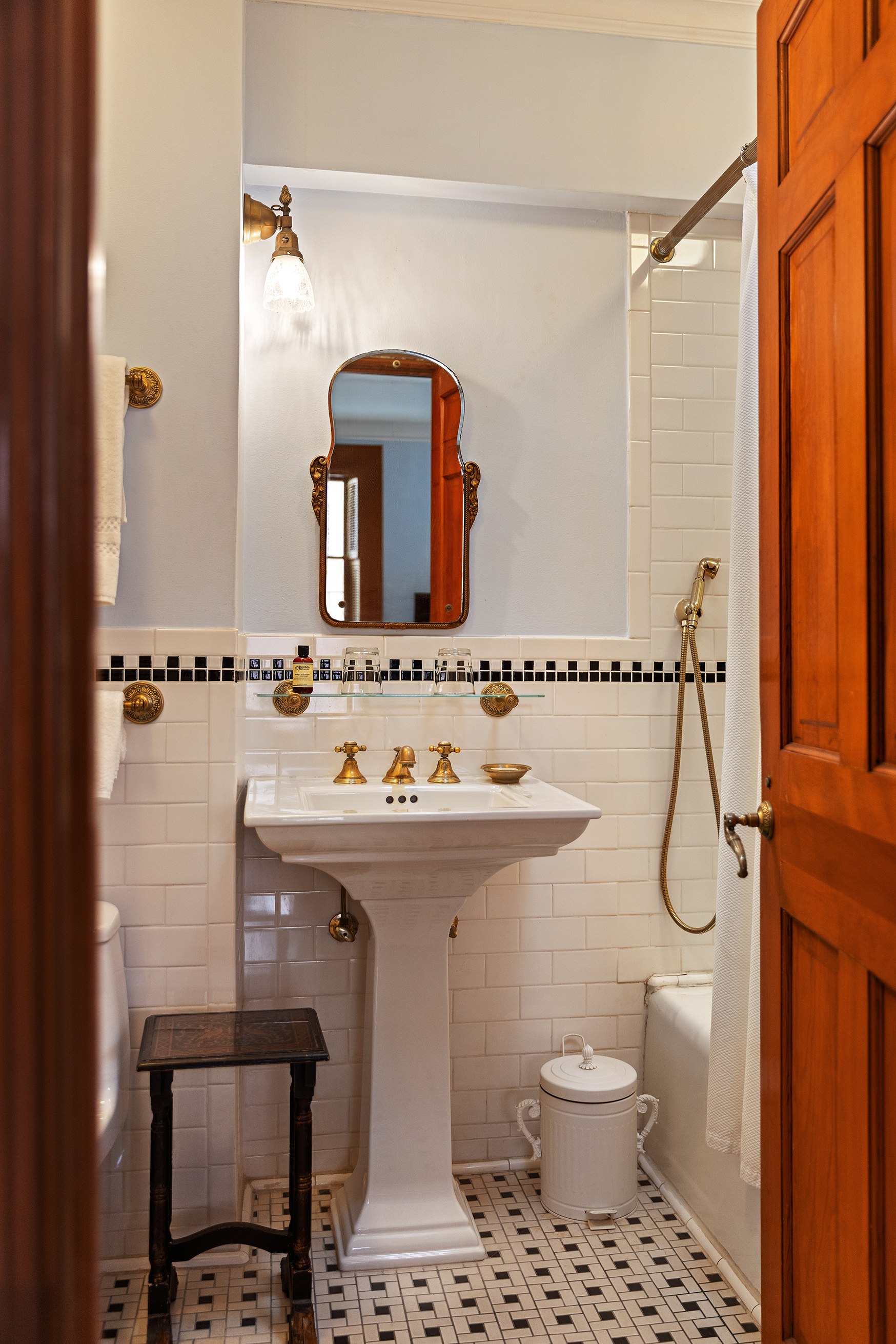 54 Irving Place, Unit 6 Manhattan, NY 10003 - Photo 6 of 12 a bathroom with a sink toilet and shower