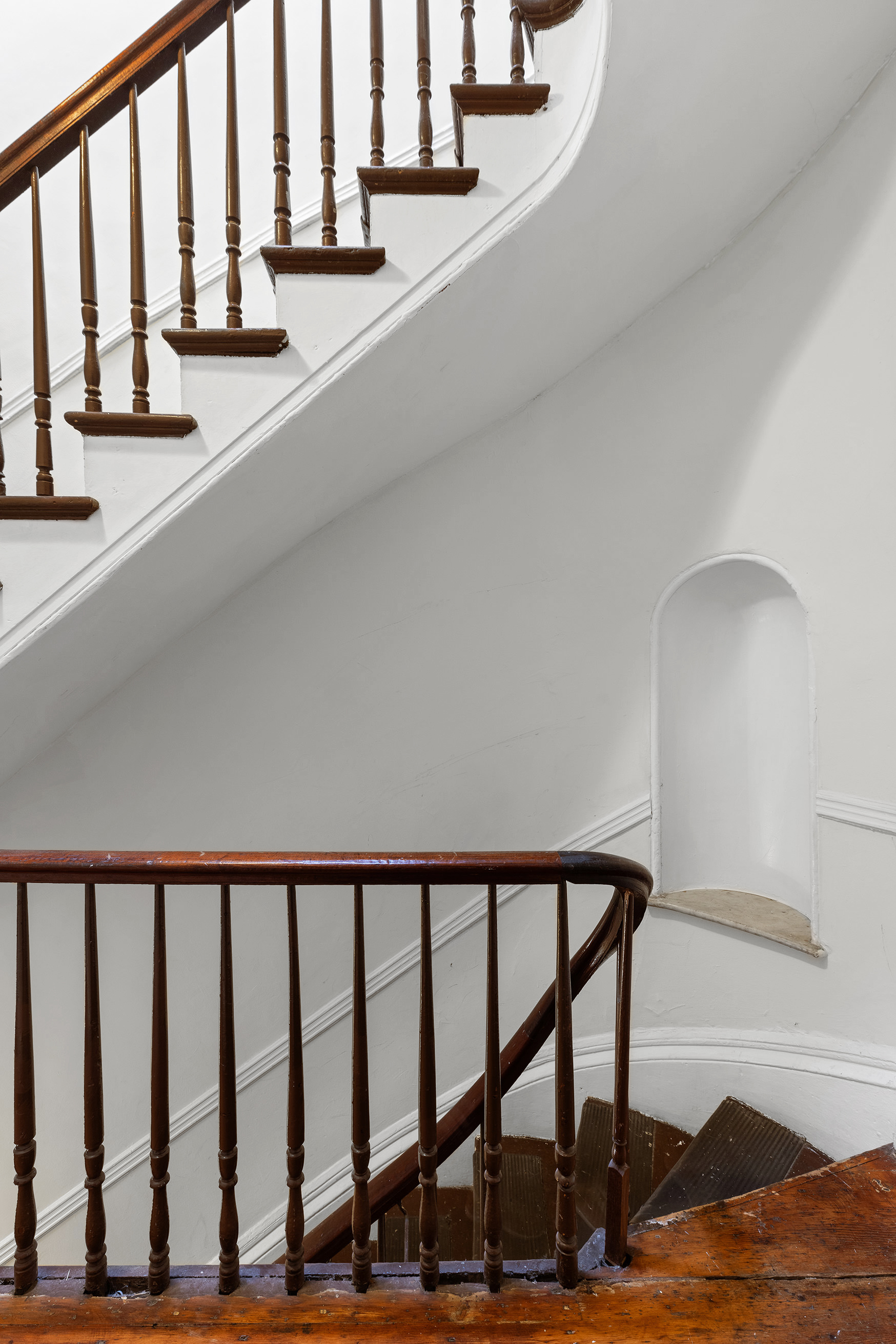 56 Joralemon Street Brooklyn, NY 11201 - Photo 6 of 18 a view of staircase with lots of stuff