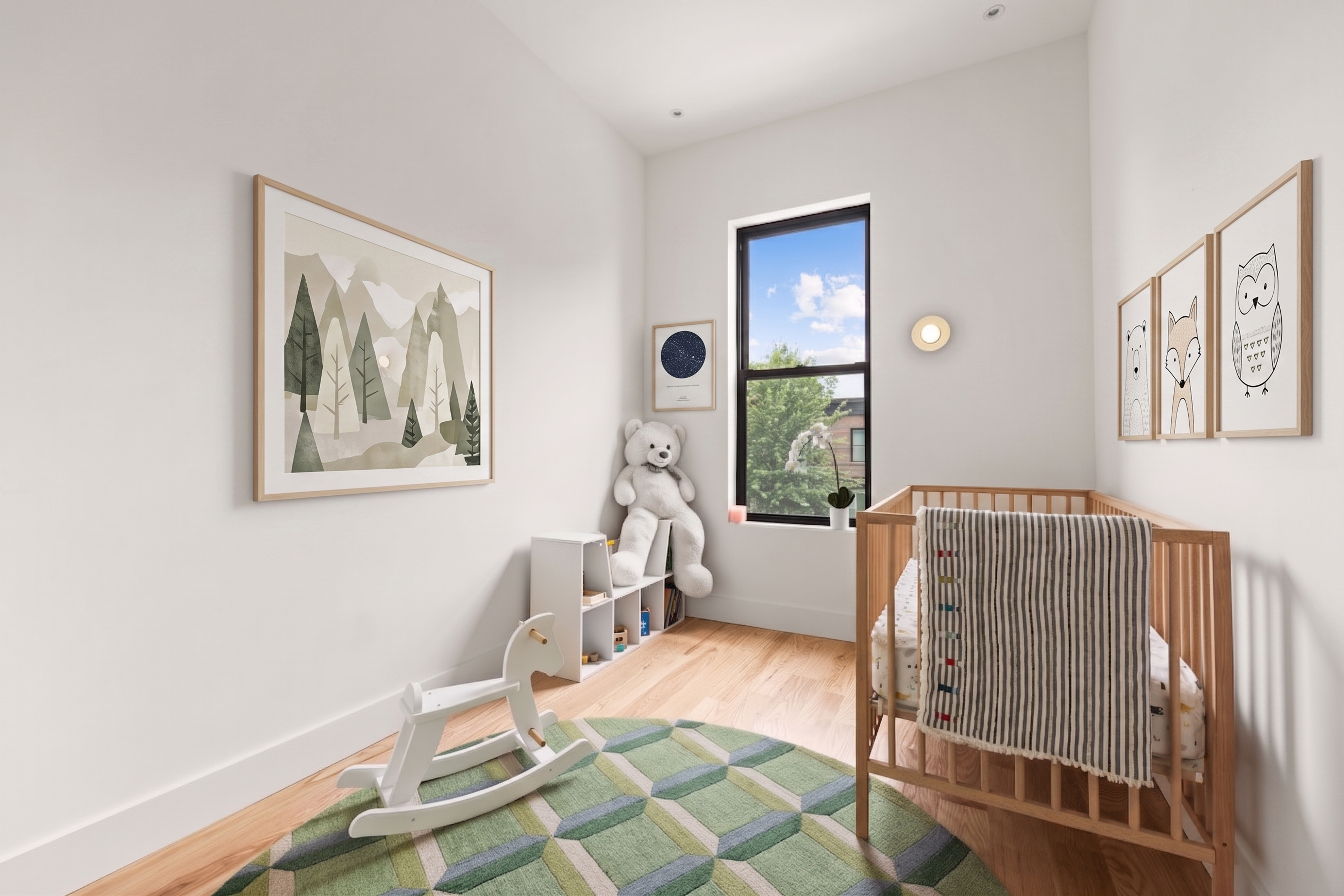737 Decatur Street Brooklyn, NY 11233 - Photo 15 of 19 a living room with furniture and wooden floor