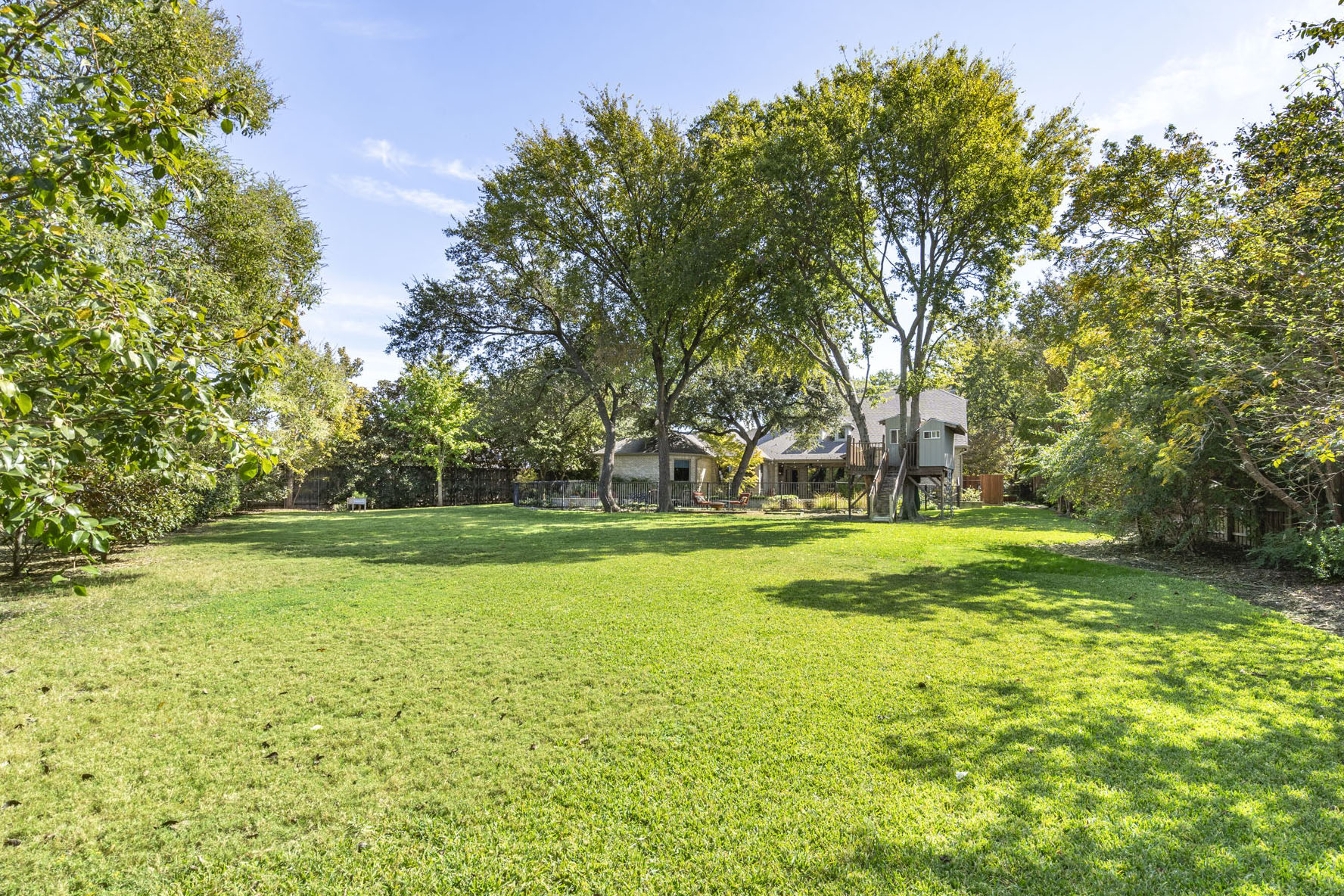 11503 West Ricks Circle Dallas, TX 75230 - Photo 38 of 39 a view of a trees and basketball court