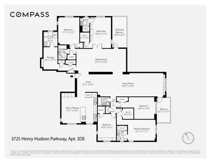 $1,800,000 | 3725 Henry Hudson Parkway West, Unit 3DE | Riverdale