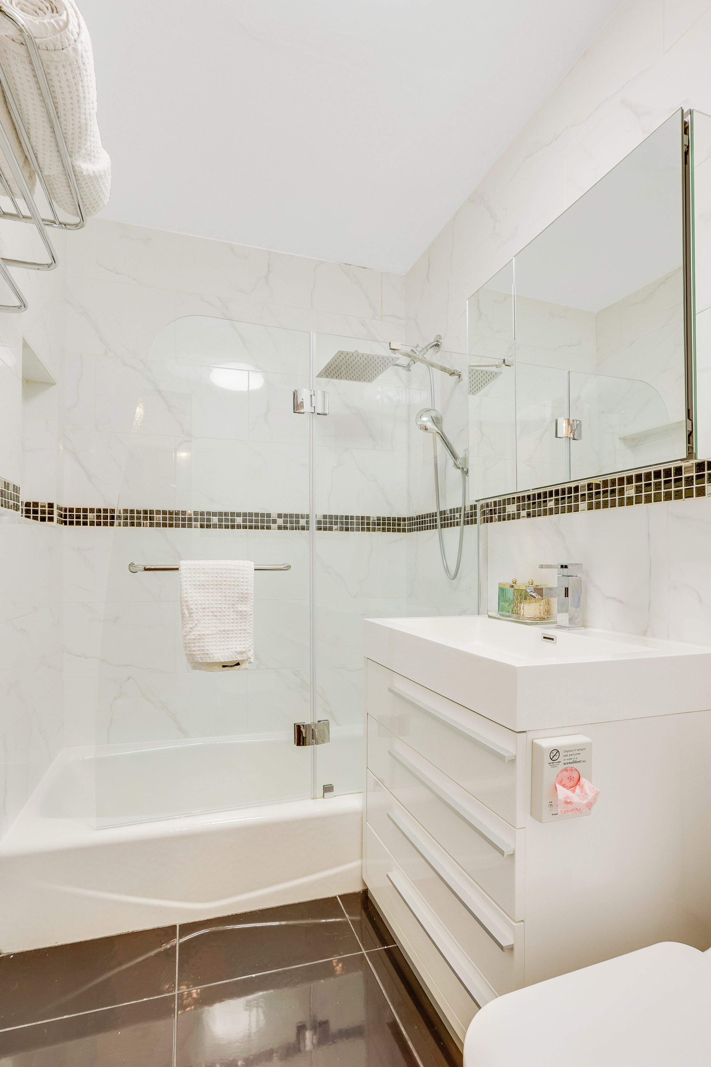 159 Madison Avenue, Unit 4G Manhattan, NY 10016 - Photo 6 of 14 a bathroom with a bathtub and shower